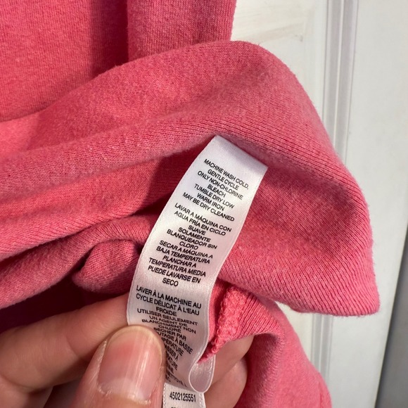 Chico's Size XL Pink Cotton Boat Neck Short‎ Sleeve T Shirt Top Casual Everyday - Picture 4 of 8